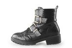 Nelson Biker boots in maat 39 Zwart | 10% korting, Kleding | Dames, Schoenen, Verzenden, Zwart, Overige typen, Zo goed als nieuw