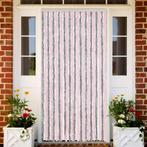 vidaXL Vliegengordijn 100x220 cm chenille zilvergrijs en, Verzenden, Nieuw, Grijs