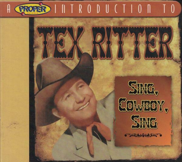 cd digi - Tex Ritter - A Proper Introduction To Tex Ritte..., Cd's en Dvd's, Cd's | Country en Western, Zo goed als nieuw, Verzenden