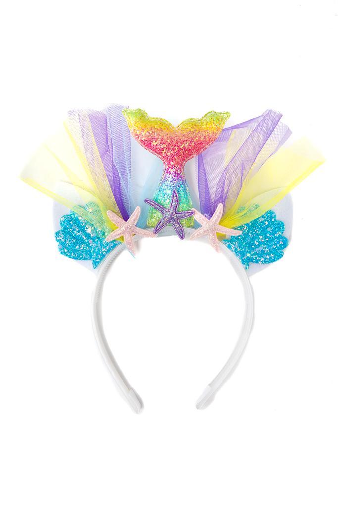 Haarband Zeemeermin Regenboog Diadeem Schelpen Irridescent G, Kleding | Dames, Carnavalskleding en Feestkleding, Accessoires, Nieuw