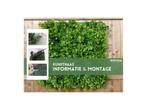 Hedera Klimop Kunsthaag - 50x50 cm - Dichte Achterzijde |, Verzenden, Nieuw