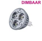 LED Spot Warm Wit - 3 Watt - MR16 - Dimbaar, Huis en Inrichting, Lampen | Spots, Nieuw, Overige materialen, Modern, Ophalen of Verzenden