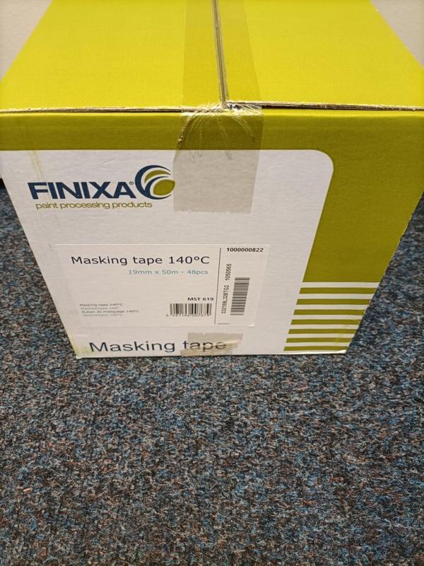 Schilderstape Finixa 19mm bruin - 48 rollen!, Doe-het-zelf en Verbouw, Verf, Beits en Lak, Nieuw, Verzenden