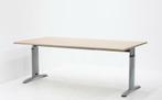 Hoogte instelbaar bureau Orange Double-T 200x100cm - kersen, Huis en Inrichting, Bureaus, Ophalen of Verzenden, Nieuw