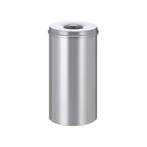 Vlamdovende papierbak 50 ltr - zilver, Huis en Inrichting, Woonaccessoires | Prullenbakken, Verzenden, Nieuw