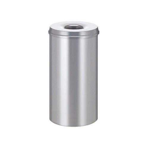 Vlamdovende papierbak 50 ltr - zilver, Huis en Inrichting, Woonaccessoires | Prullenbakken, Nieuw, Verzenden