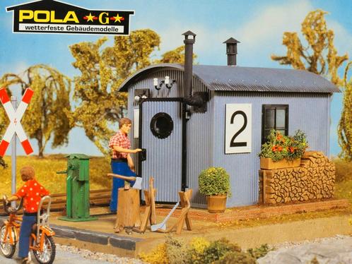 POLA 330937 Schrankenwärterhütte (Baan technische gebouwen, Hobby en Vrije tijd, Modelbouw | Figuren en Diorama's, Nieuw, Ophalen of Verzenden