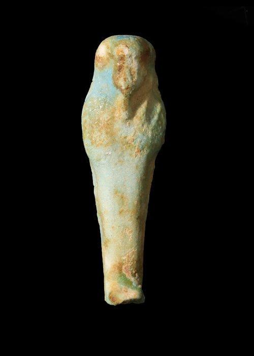 Oude Egypte, late periode Faience Shabti (Zonder, Antiek en Kunst, Antiek | Overige Antiek