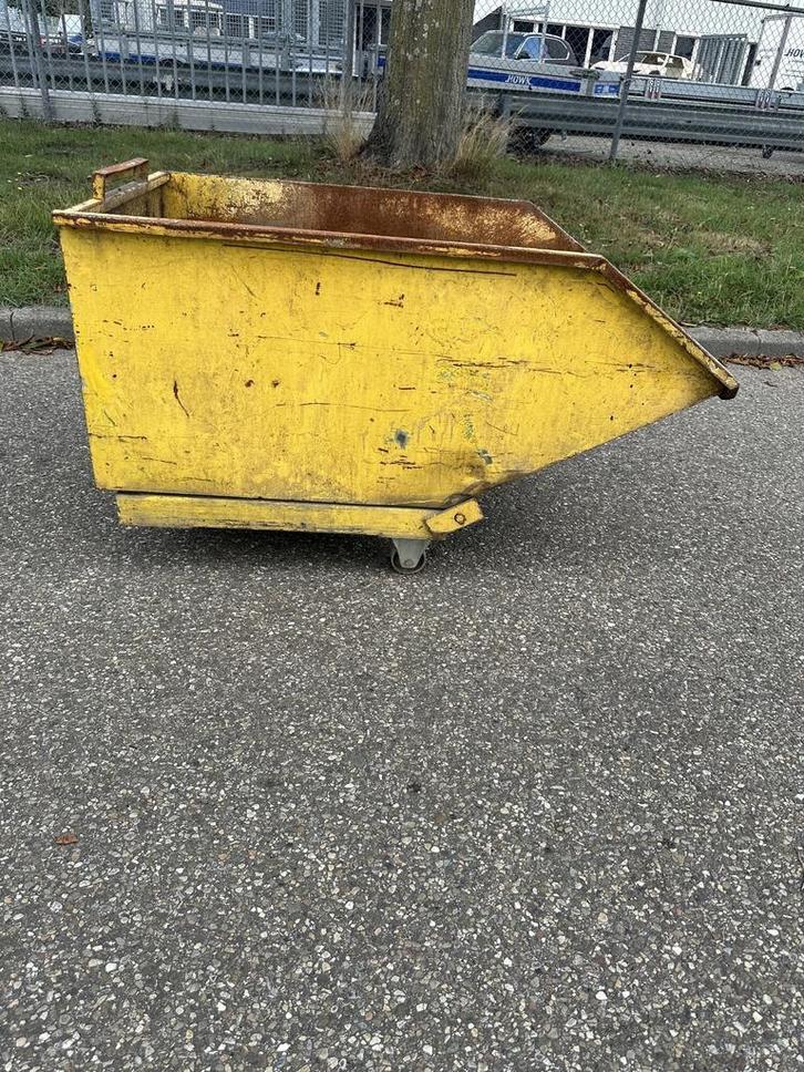 Gebruikte Kantelbakken, Kantelbak, Kiepbak, Kiepcontainer, Doe-het-zelf en Verbouw, Kratten en Dozen, 100 cm of meer, Gebruikt