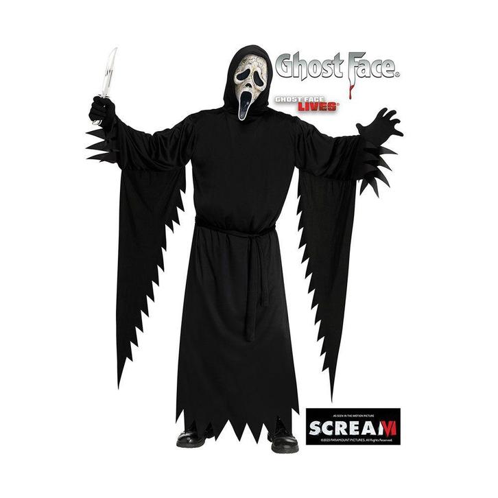 Ghost Face® Scream Aged Kostuum Plus Size, Hobby en Vrije tijd, Feestartikelen, Feestartikel, Nieuw, Verzenden