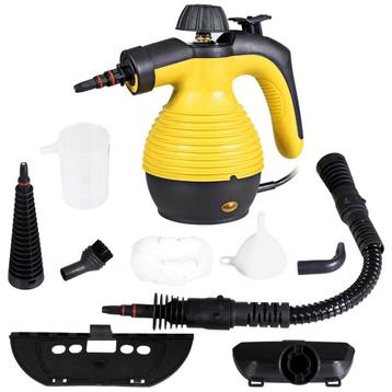 Trendmix Handstoomreiniger Geel – 1050W – 350 ml – 9-Delige beschikbaar voor biedingen