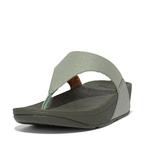 -9% FitFlop  FitFlop Lulu sparkle toepost  maat 38, Verzenden, Nieuw, Groen