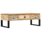 vidaXL Salontafel 110x50x38 cm massief mangohout, Huis en Inrichting, Tafels | Salontafels, 100 tot 150 cm, Verzenden, Nieuw, 50 tot 100 cm