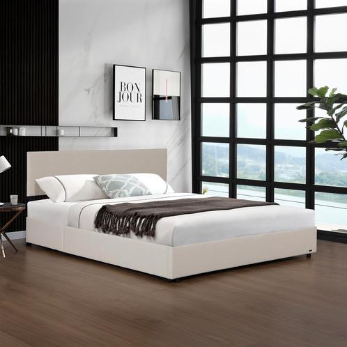 Tweepersoonsbed Juva met lattenbodem en opbergruimte 180x200, Huis en Inrichting, Slaapkamer | Bedden, Nieuw, Verzenden