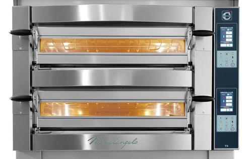 Pizzaoven | Cuppone Michelangelo | 4+4 Ø350mm | 400V |, Zakelijke goederen, Horeca | Keukenapparatuur, Nieuw in verpakking, Verzenden