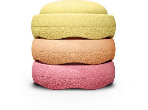 Veiling - Stapelstein Warm Pastel 3 - stapelstenen, Kinderen en Baby's, Speelgoed | Bouwstenen