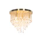 Klassieke plafondlamp goud/messing 35 cm - Medusa
