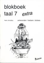 Kinheim Antwoorden Blokboek Toetsen Dictees Taal 7 Extra, Verzenden, Nieuw