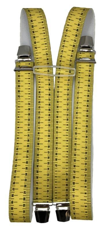 Meetlat Bretels met 4 extra sterke clips, Kleding | Heren, Riemen en Ceinturen, Nieuw, Verzenden