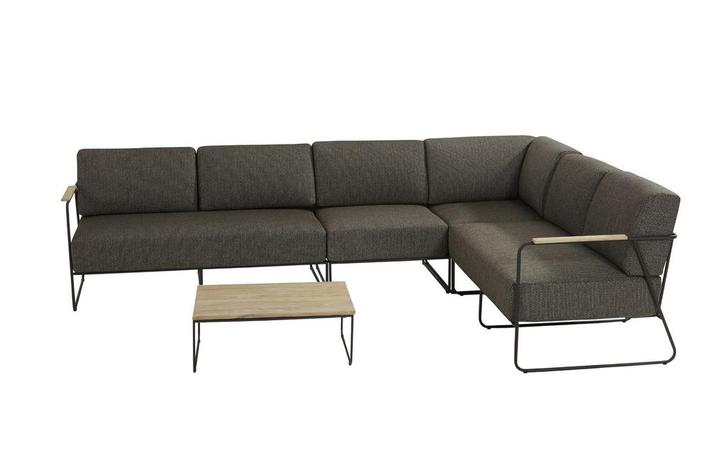 4 Seasons Outdoor Coast hoekbank XL met Axel tafel 80 x 80, Tuin en Terras, Tuinsets en Loungesets, Ophalen of Verzenden