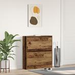 vidaXL Schoenenkast met klaplade 80x21x87,5 cm oud, Verzenden, Nieuw