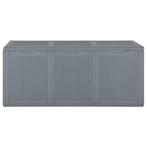 Tuinbox 270 L PP rattan grijs (Schuurtjes-Rekken), Tuin en Terras, Verzenden, Nieuw