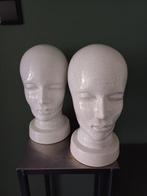 Mannequin - Hoofd (2) - Porselein, Antiek en Kunst, Curiosa en Brocante