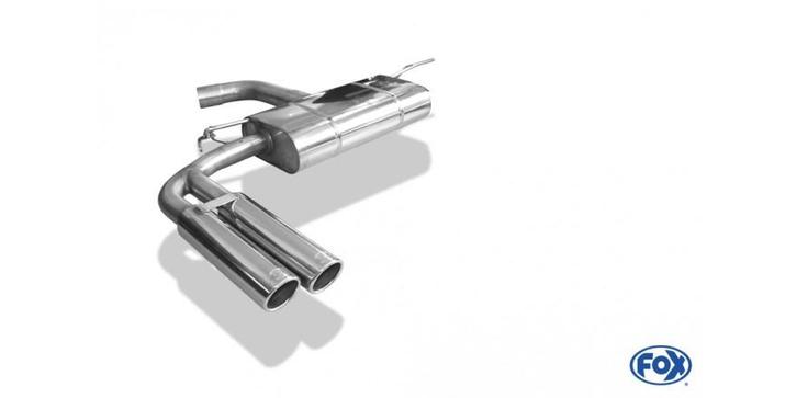 FOX Audi A3 - 8V sedan zonder S-Line einddemper - 2x80 typ, Auto-onderdelen, Uitlaatsystemen, Nieuw, Verzenden