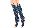 Meisjes Kniekous - Hartjes - Glitter - Marineblauw, Verzenden, Nieuw