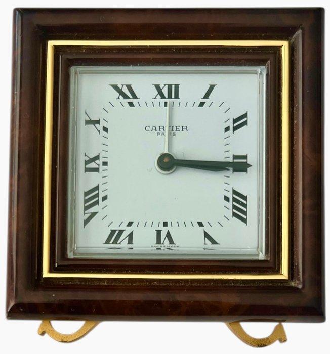 Reisklok - Cartier - Vintage Brons - 1970-1980, Antiek en Kunst, Antiek | Klokken