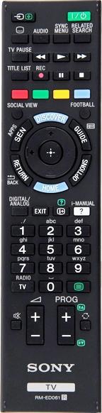 Afstandsbediening Sony RM-ED061, Audio, Tv en Foto, Afstandsbedieningen, Origineel, Nieuw, Ophalen of Verzenden