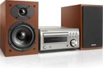 Denon Set RCD-M41DAB Silver/Cherry Wood, Audio, Tv en Foto, Luidsprekers, Nieuw, Minder dan 60 watt, Surroundset zonder subwoofer