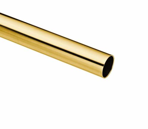 RVS - Goud / Messing - Buis 500 mm | Bezorgen en afhalen | K, Doe-het-zelf en Verbouw, IJzerwaren en Bevestigingsmiddelen, Ophalen of Verzenden