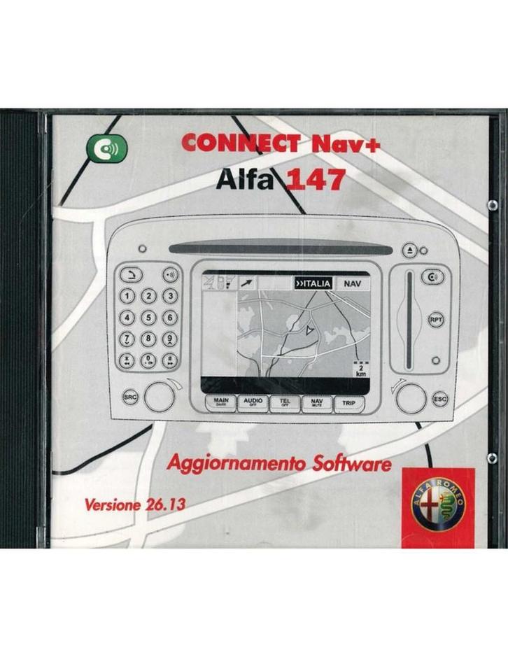 ALFA ROMEO 147 CONNECT NAV+ FIRMWARE UPDATE CD, Auto diversen, Handleidingen en Instructieboekjes