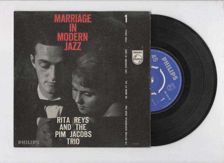 Rita Reys, Pim Jacobs Trio – Marriage In Modern Jazz - no.1, Cd's en Dvd's, Vinyl Singles, Ophalen of Verzenden