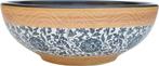 vidaXL - Opzetwasbak - rond - 41x14 - cm - keramiek -, Ophalen of Verzenden, Nieuw
