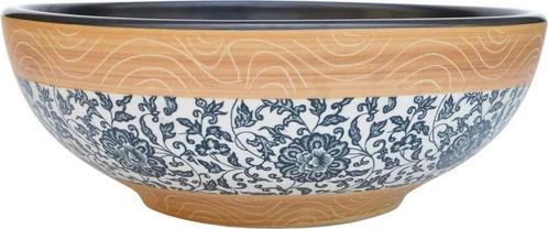 vidaXL - Opzetwasbak - rond - 41x14 - cm - keramiek -, Huis en Inrichting, Badkamer | Badtextiel en Accessoires, Nieuw, Ophalen of Verzenden