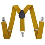 Fako Fashion® - Kinder Bretels - Effen - 65cm - Goudkleurig, Verzenden, Nieuw