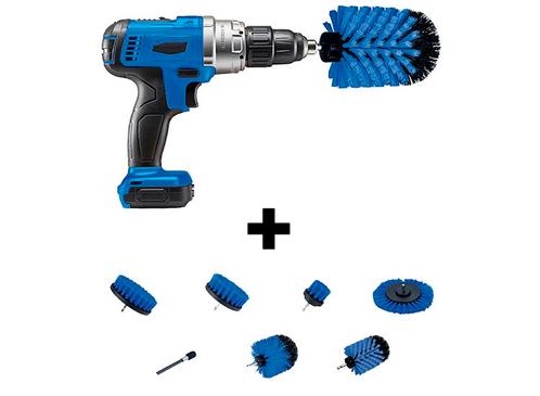 Nexxt 7-Delige Borstelset Voor Boormachines, Huis en Inrichting, Schoonmaakartikelen, Verzenden