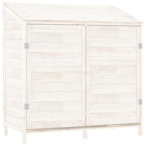 Tuinschuur Vuren Wit | Retourdeal | 50% Korting (tuinhuis), Tuin en Terras, Tuinhuizen, Minder dan 200 cm, Zonder ramen, Minder dan 250 cm