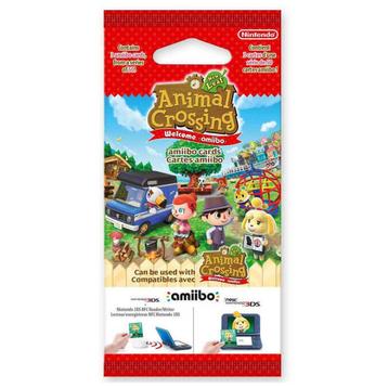 Animal Crossing New Leaf Amiibo Kaarten Booster Pack - 3 Kaa