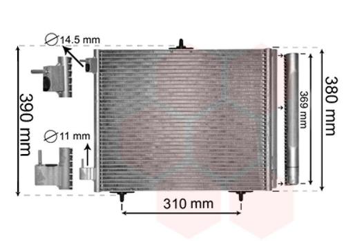LUCHTCONDENSATOR VOOR CITROEN BERLINGO 7_ 2008-2012 3640050, Auto-onderdelen, Airco en Verwarming, Nieuw, Ophalen of Verzenden