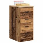 vidaXL Garagekast 40x51x85 cm massief grenenhout oud hout, Verzenden, Nieuw