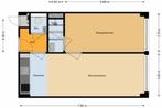 Appartement Karnemelkstraat in Breda, Huizen en Kamers, Huizen te huur, Noord-Brabant, Via bemiddelaar, Breda, Appartement