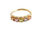 Zonder Minimumprijs - Ring Zilver - 1.50ct. tw. Saffier, Nieuw