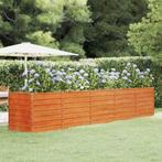 vidaXL Plantenbak verhoogd 400x80x77 cm cortenstaal roestig, Tuin en Terras, 100 cm of meer, Verzenden, Nieuw, Metaal