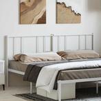 vidaXL Hoofdbord 180 cm metaal wit, Verzenden, Nieuw, Wit, Metaal