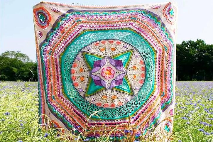 Scheepjes CAL Universe in Bloom - Earth kit - Cotton Creat, Hobby en Vrije tijd, Breien en Haken, Ophalen of Verzenden