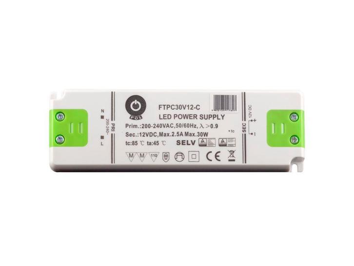 Ledvoeding - 12 volt - 2,5 ampère - 30 watt, Hobby en Vrije tijd, Elektronica-componenten, Verzenden