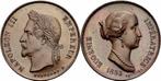 Frankreich Napoleon Iii brons medaille 1853 Montagny Euge..., Verzenden